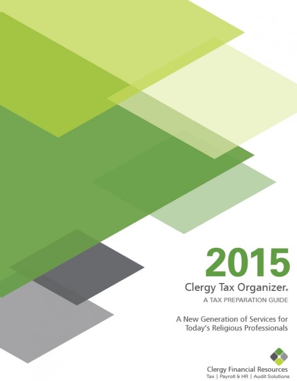 2015 Clergy Tax Organizer (PDF Download)