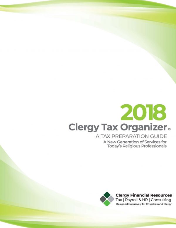 2018 Clergy Tax Organizer - (PDF Download)