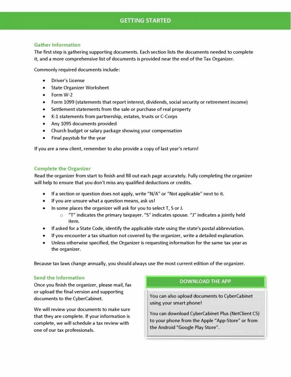 2024 Clergy Tax Organizer Online - Image 2
