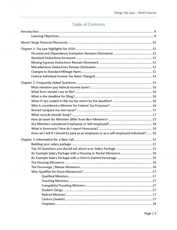 2020-2021 Clergy Tax Law Short-Course - PDF Download - Image 4