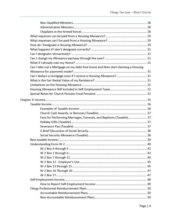 2020-2021 Clergy Tax Law Short-Course - PDF Download - Image 5