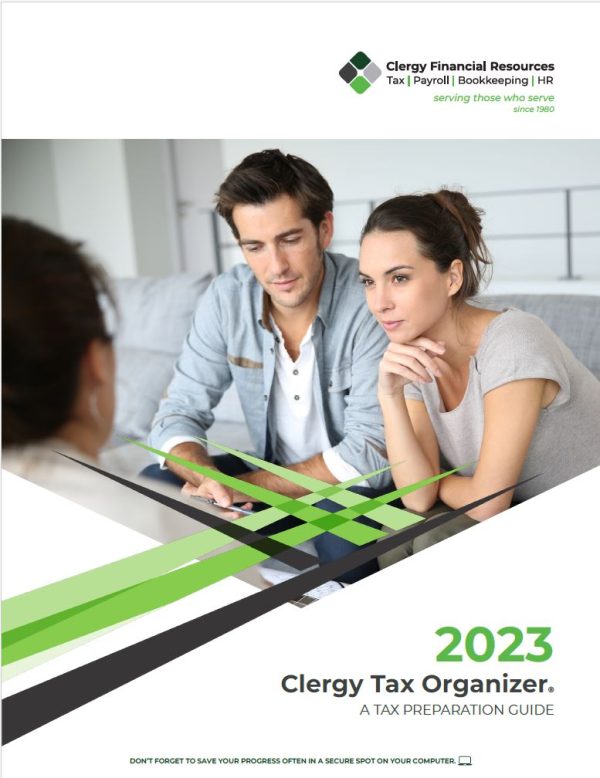2023 Clergy Tax Organizer – Booklet