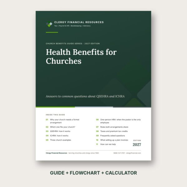 Health Benefits for Churches: QSEHRA and ICHRA Guide (2027 Edition)